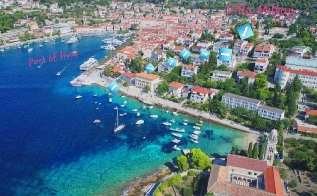 Villa Milton Hvar Χβαρ Εξωτερικό φωτογραφία